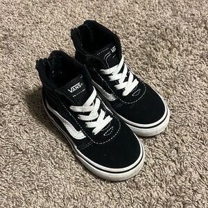 Toddler high top vans size 7